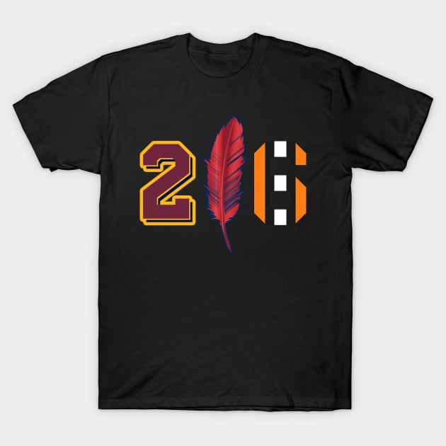 216 Cleveland Football Baseball Basketball Ohio Sports Gift T-Shirt T-Shirt by julianvu